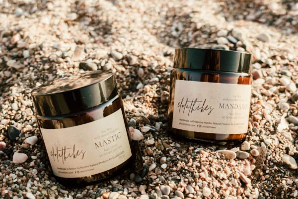 mastic candle, mastiha candle, elolathikes, chios