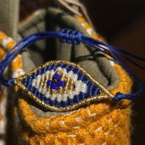 Handmade Macrame Bracelet with Eye